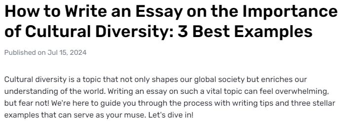 How Can Cultural Diversity Enhance Learning in Educational Institutions?